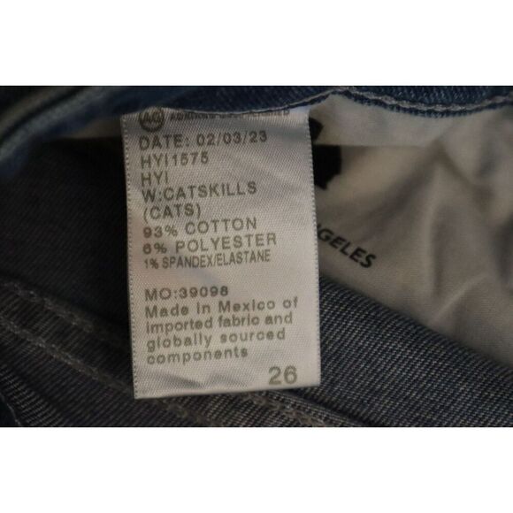 AG HYI1575 Women Sz 26 Catskills Blue Ex-Boyfriend Slouchy Slim Denim Jeans - Picture 6 of 12